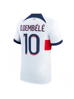 Paris Saint-Germain Ousmane Dembele #10 Replika Borta Kläder 2023-24 Kortärmad